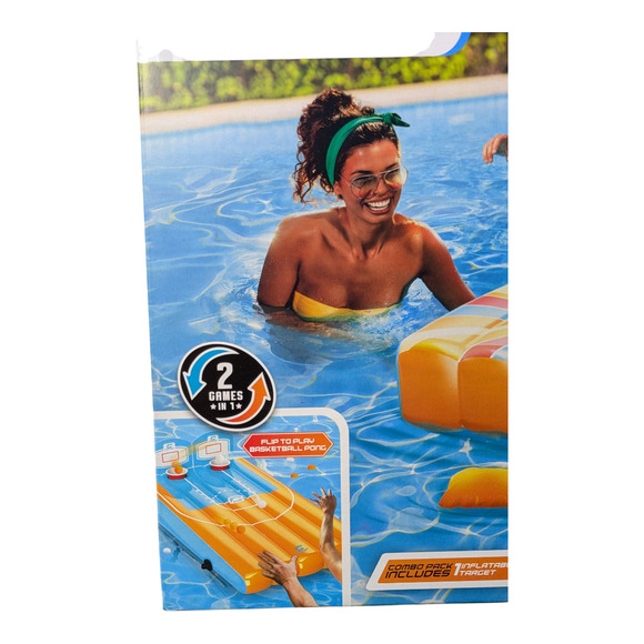 Swimming Floating Cornhole & Basketball Pong Set   Brand New In Package - Picture 4 of 6